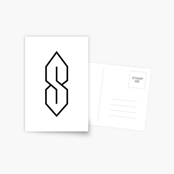 How To Draw The Cool Pointy Super S Letter School Meme Shirt Postcard By Alltheprints Redbubble