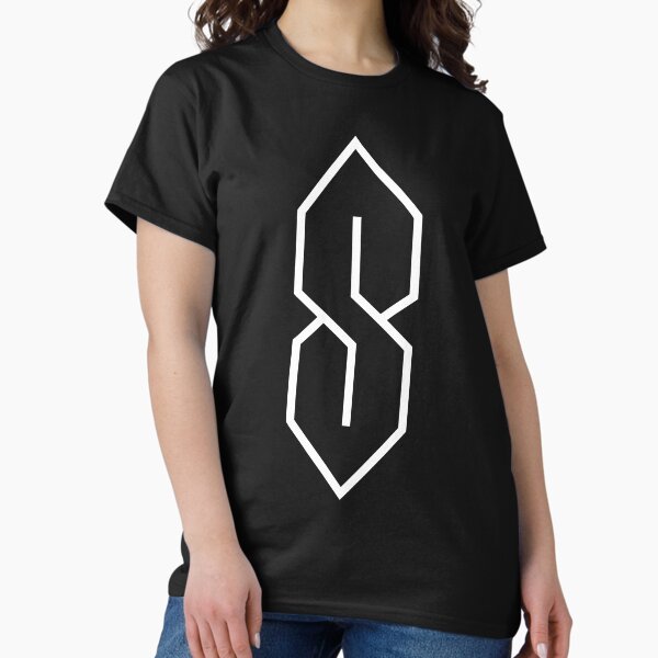 Aperçu de l'œuvre Le t-shirt Cool S, Pointy S ou Super S des années 90 pour enfants créée et vendue par alltheprints.