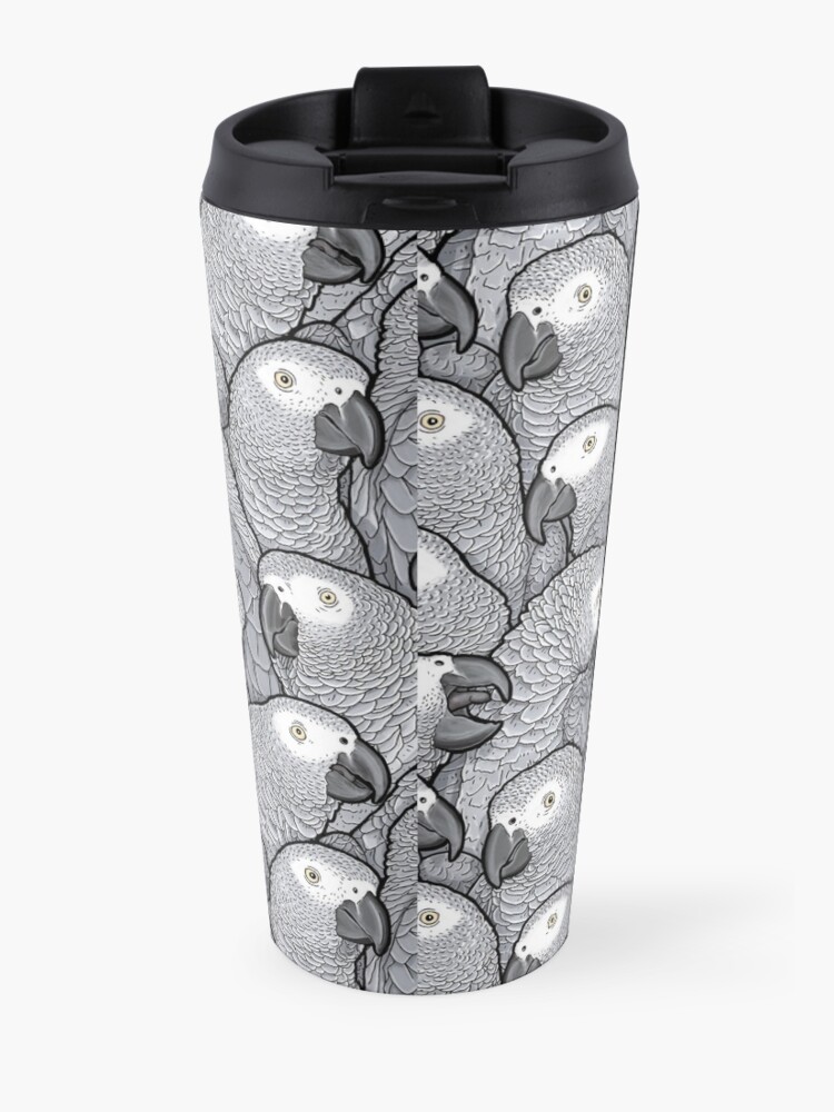 Alternate view of African Grey Parrots Travel Mug