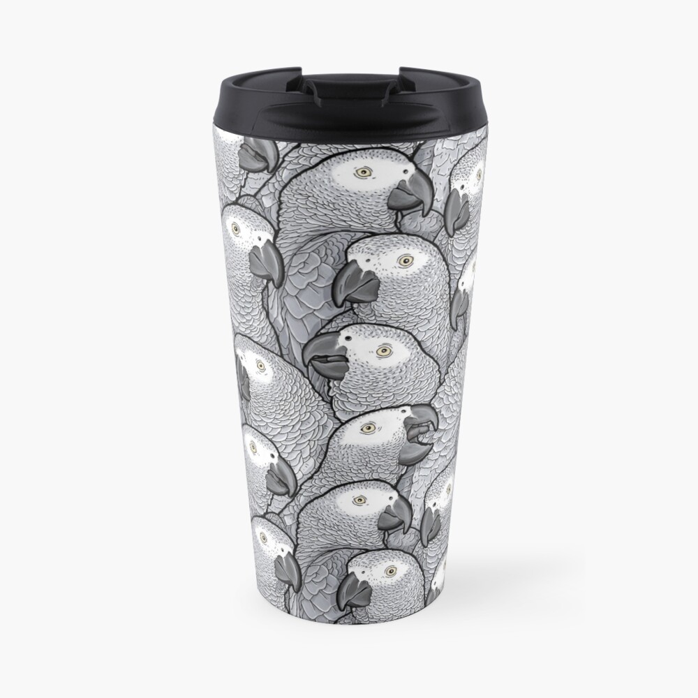 African Grey Parrots Travel Mug