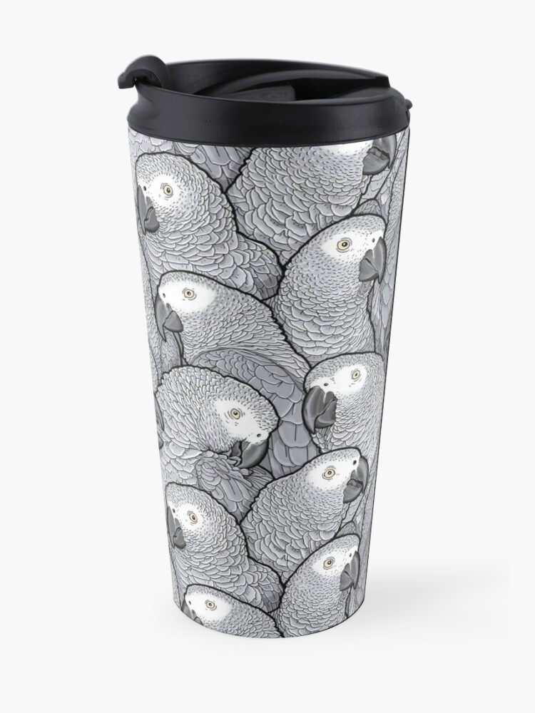 Alternate view of African Grey Parrots Travel Mug