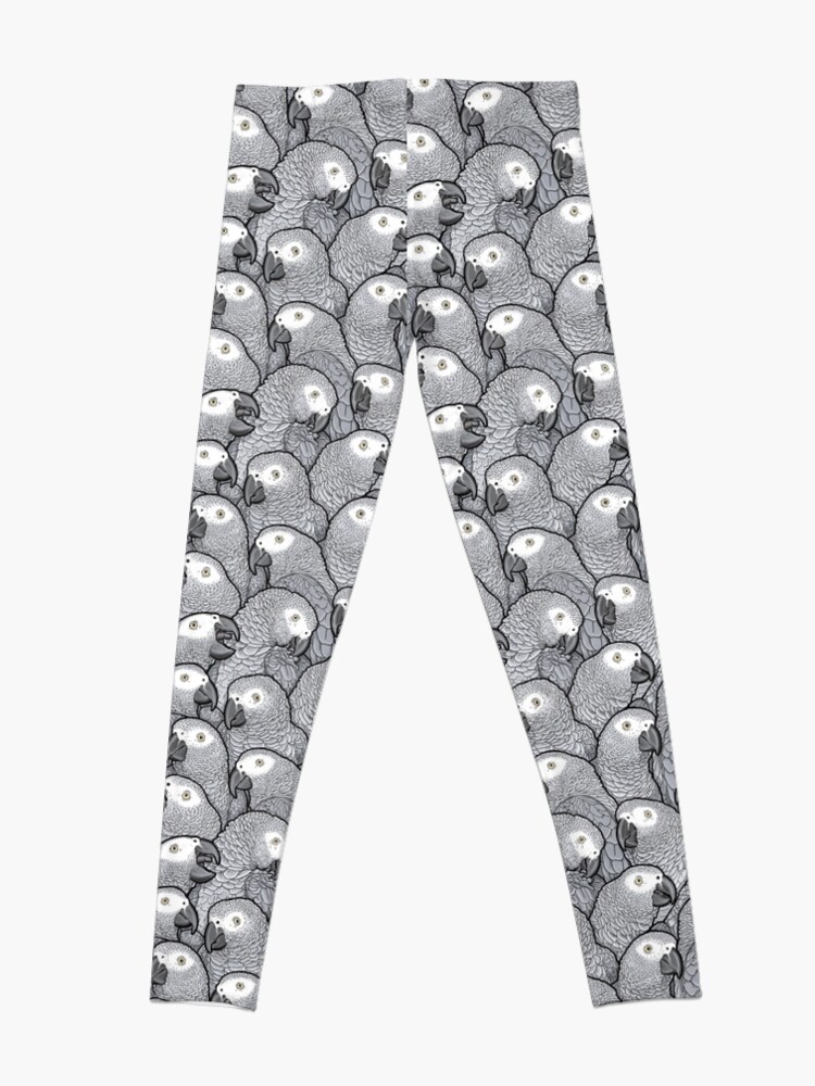 Alternate view of African Grey Parrots Leggings