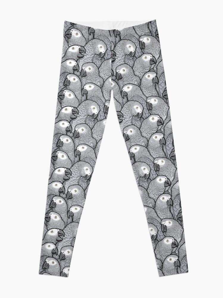Alternate view of African Grey Parrots Leggings