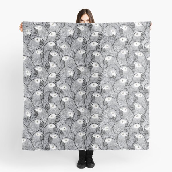 African Grey Parrots Scarf