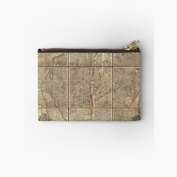 Item preview, Nine panel plan of Paris Map by by Jacques Gomboust from 1652 (c 1900 Taride reissue) designed and sold by allhistory.