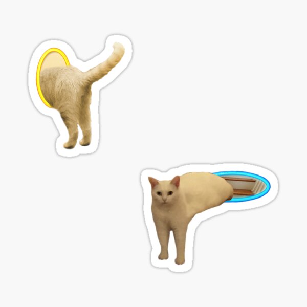 Pack d'autocollants pour chat Portal Sticker