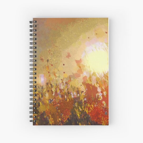 Autumn Sun Spiral Notebook