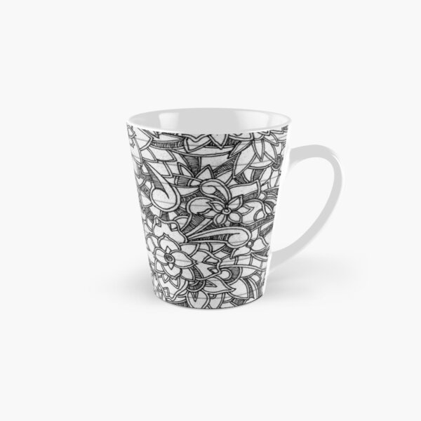 Floral Doodle Tall Mug