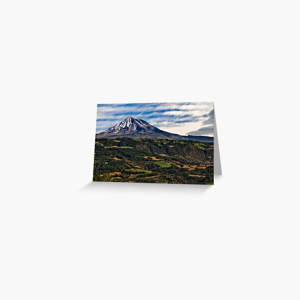 Volcano. Pico de Orizaba Greeting Card