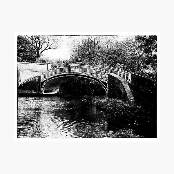Brinklow Arm Bridge, North Oxford canals Photographic Print