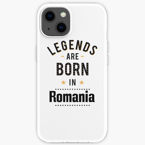Legends Are Born In Romania Romania Raised Me iPhone Soft Case