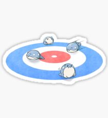 Pegatina Spheal de curling
