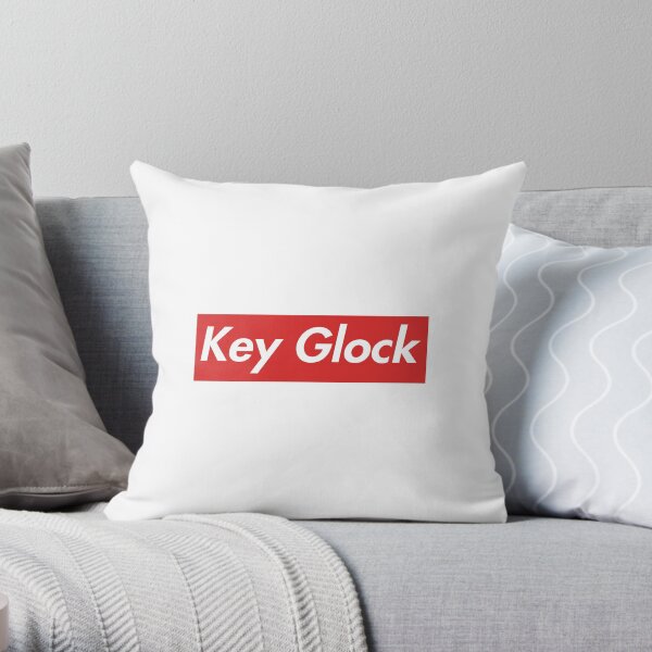 Key Glock Throw Pillow