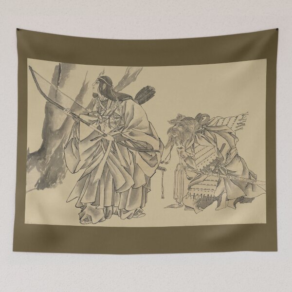 Item preview, Empress Jingu and Takenouchi Tsukune - Anon - 1900 designed and sold by CrankyOldDude.