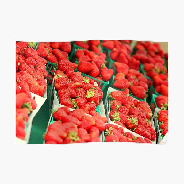 Strawberries Poster