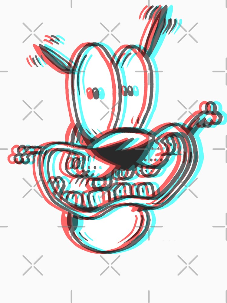 3D Courage the Cowardly Dog™ by sketchNkustom