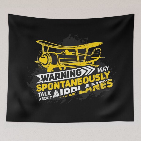 Item preview, Warning May Spontaneously Talk About Airplanes - T-Shirt Gift designed and sold by Adriancryp.