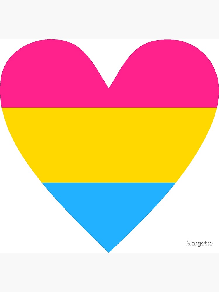 Pansexual Heart Art Print By Margotte Redbubble 5770