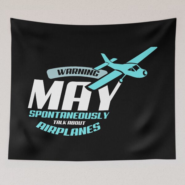 Item preview, Warning May Spontaneously Talk About Airplanes - T-Shirt Gift designed and sold by Adriancryp.