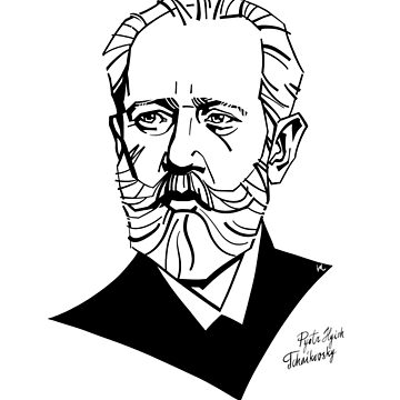 Artwork thumbnail, Pyotr Tchaikovsky by Irina Ivanova