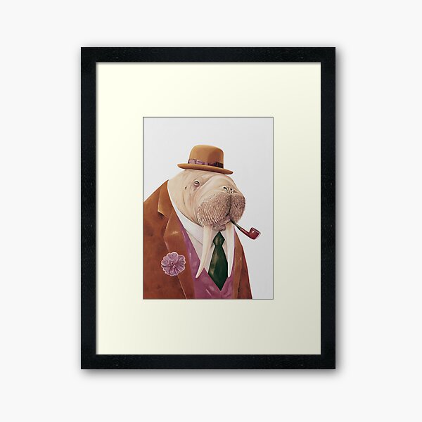 Walrus Framed Art Print
