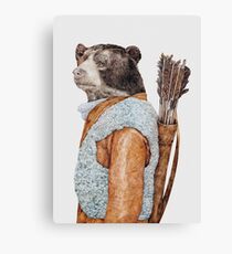 Jägerbär Leinwanddruck