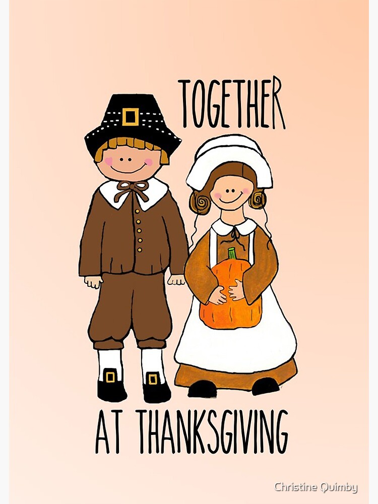 Thumbnail 2 of 2, Greeting Card, Together at Thanksgiving designed and sold by ChrisQ25.