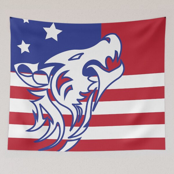 Item preview, Howling Wolf USA designed and sold by logogurl.