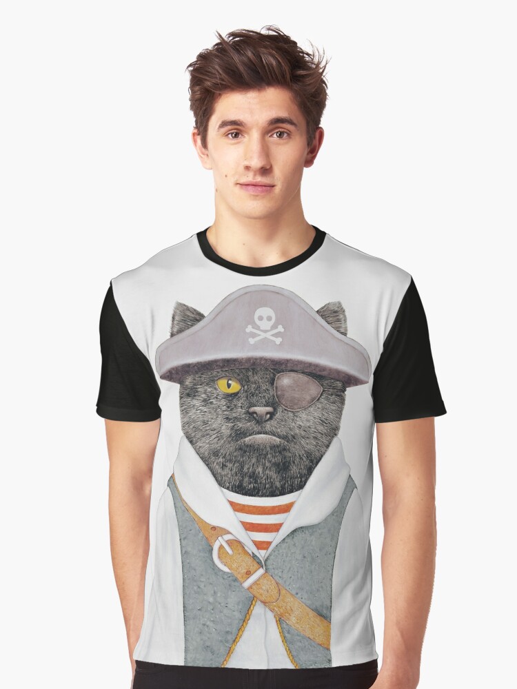 Pirate Shirt Pirate Cat Unisex