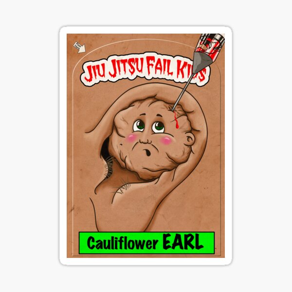 Jiu Jitsu Fail Kids - Cauliflower EARL Sticker