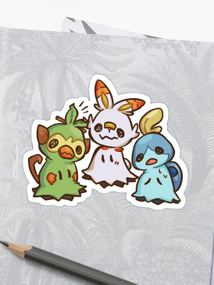 Gen 8 Mimikyu Starters Pokemon Sword And Shield Sticker