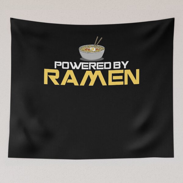 Item preview, Powered By Ramen Japanese Anime Noodles  designed and sold by 4tomic.