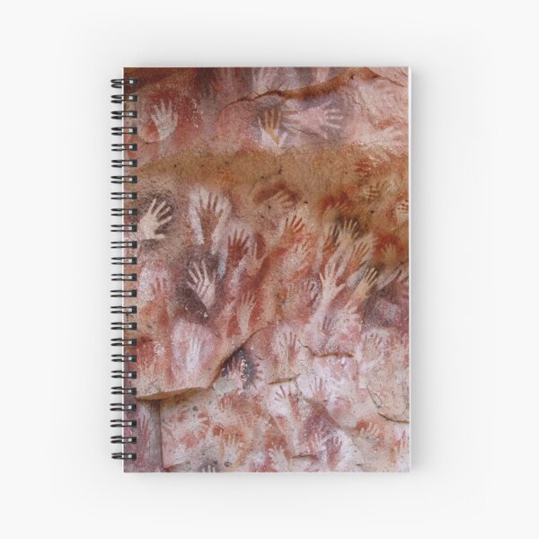 #Cave #painting, #parietal #art, paleolithic cave paintings Spiral Notebook