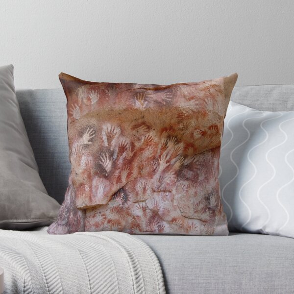 #Cave #painting, #parietal #art, paleolithic cave paintings Throw Pillow