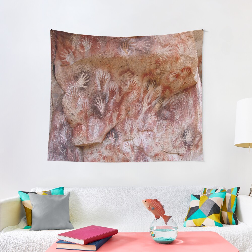 #Cave #painting, #parietal #art, paleolithic cave paintings Tapestry