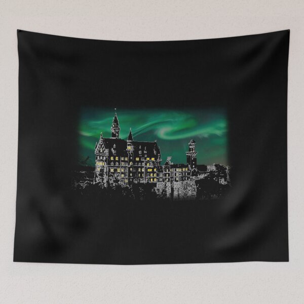 Item preview, Magic castle at night aurora designed and sold by Mjt Visscher.