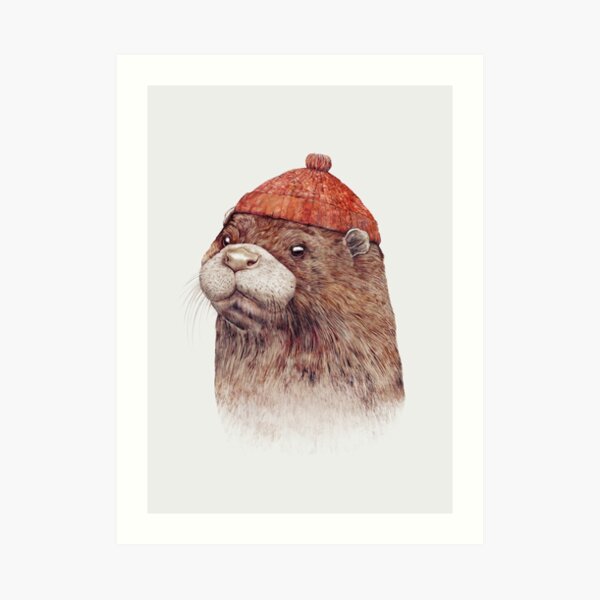 Otter Kunstdruck