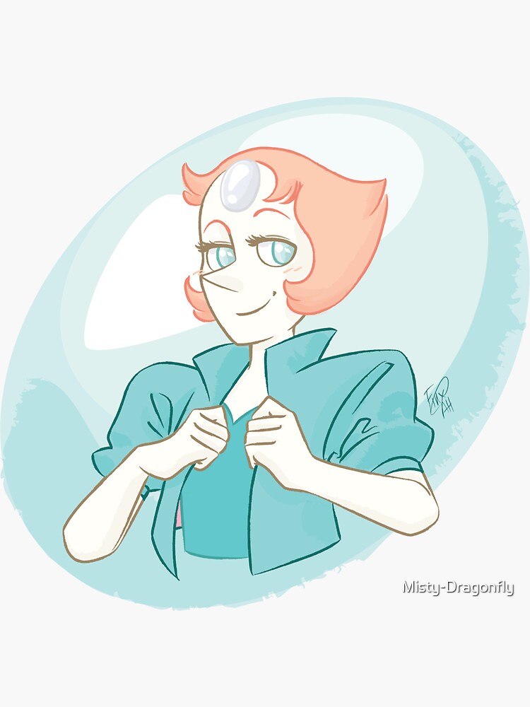 Thumbnail 3 of 3, Sticker, New Pearl designed and sold by Misty-Dragonfly.