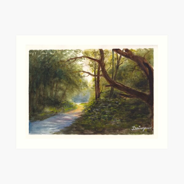 Evening on Wimbledon Common Art Print