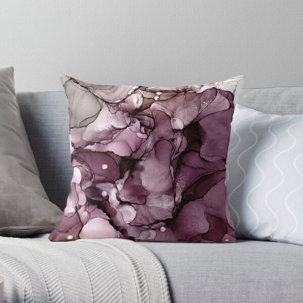 Aubergine throw pillows sale