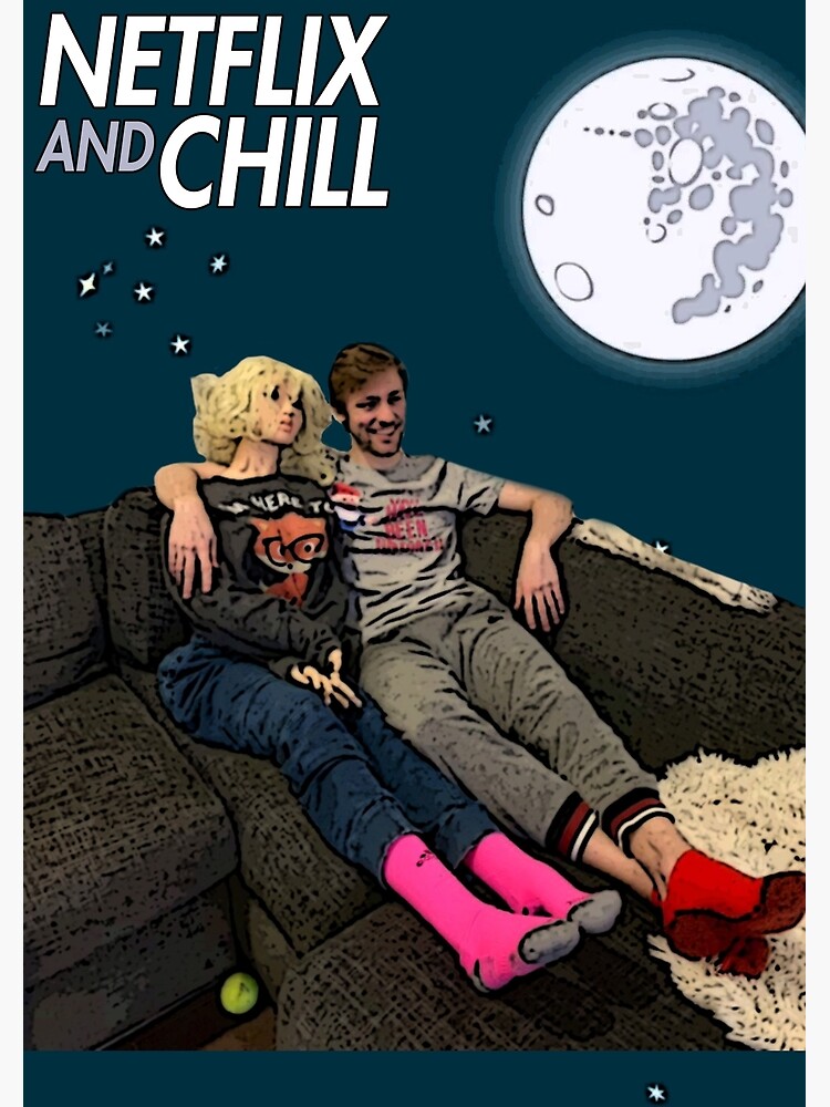 Lámina artística for Sale con la obra «Sodapoppin & Girlfriend Netflix y  Chill» de Twitchmeme