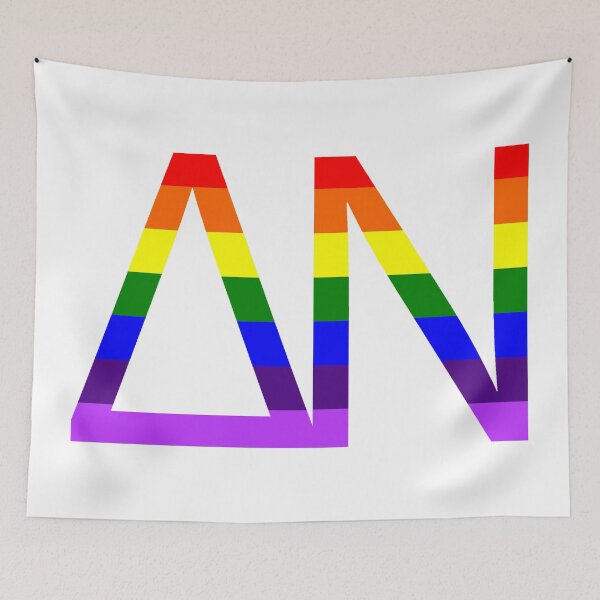 Item preview,  Delta Nu Rainbow letters designed and sold by jmaxwellw.