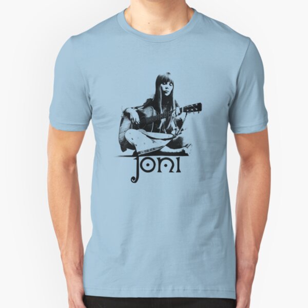 Joni - Black Stencil Slim Fit T-Shirt