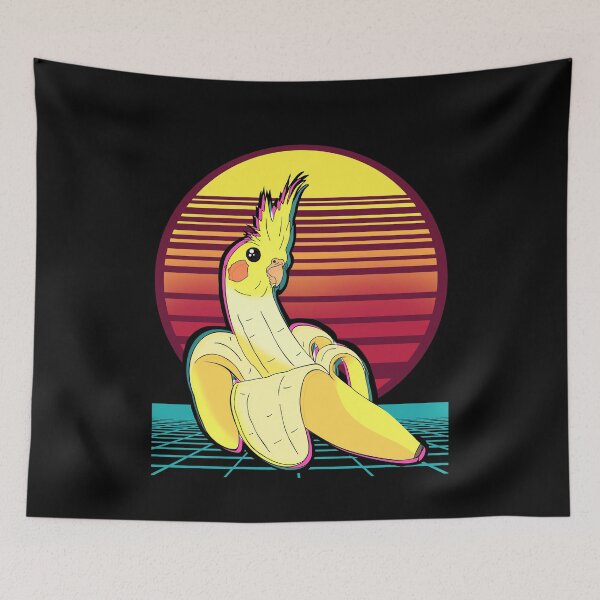 Item preview, aesthetic banana birb designed and sold by FandomizedRose.