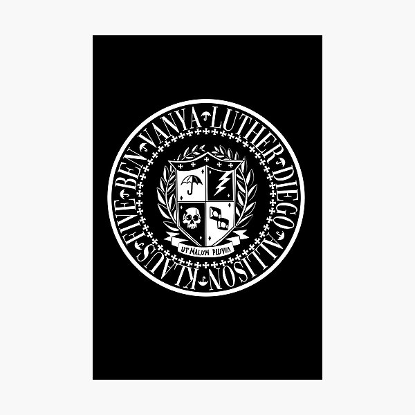 Item preview, UMBRELLA ACADEMY LOGO CHARACTERS designed and sold by FunGangStore.