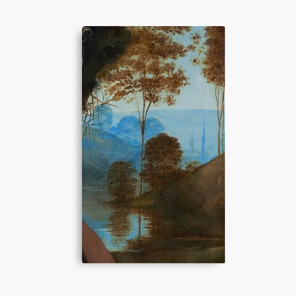 Leonardo da Vinci - Ginevra de 'Benci Getreide Leinwanddruck