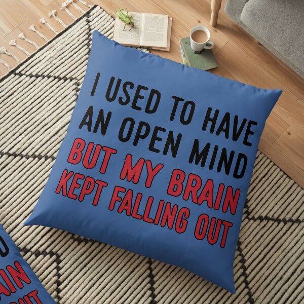 Open Mind (Light B/G) Floor Pillow