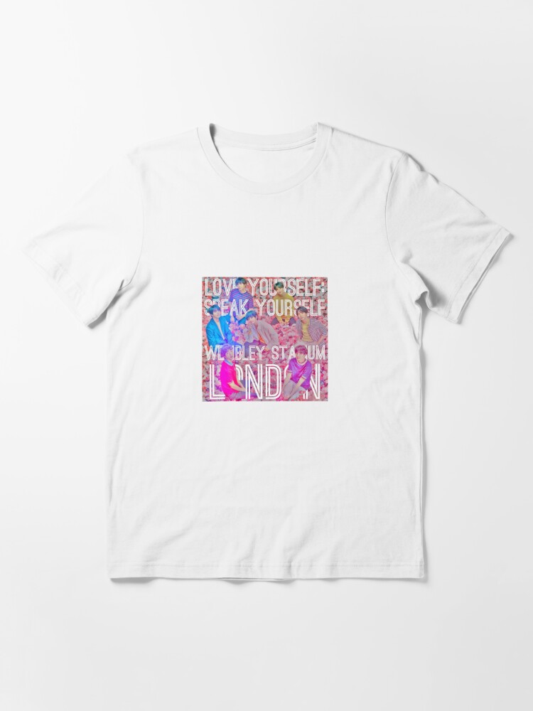 Bts Love Yourself Speak Yourself London Tour Wembley Stadium T Shirt By Annaleason Redbubble