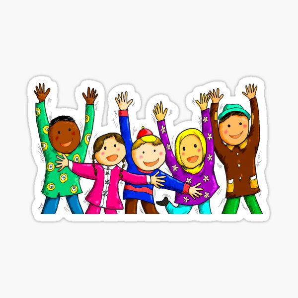 Happy International Children's Day Sticker