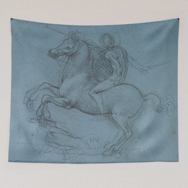 Item preview, Leonardo da Vinci - Study for an Equestrian Monument (recto) designed and sold by VibrantDesign.